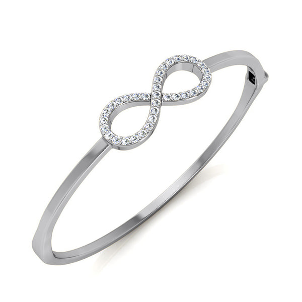 White Gold Bangle 0.5 ct tw