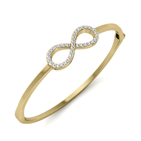 Yellow Gold 0.5 ct tw Bangle