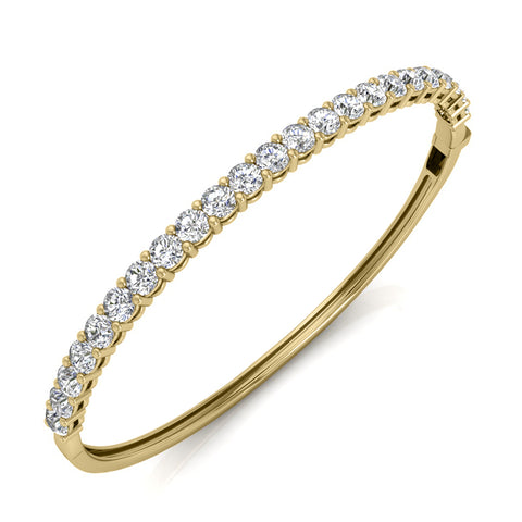 Yellow Gold 1 ct tw Bangle