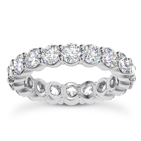 Common Prong Diamond Wedding Band