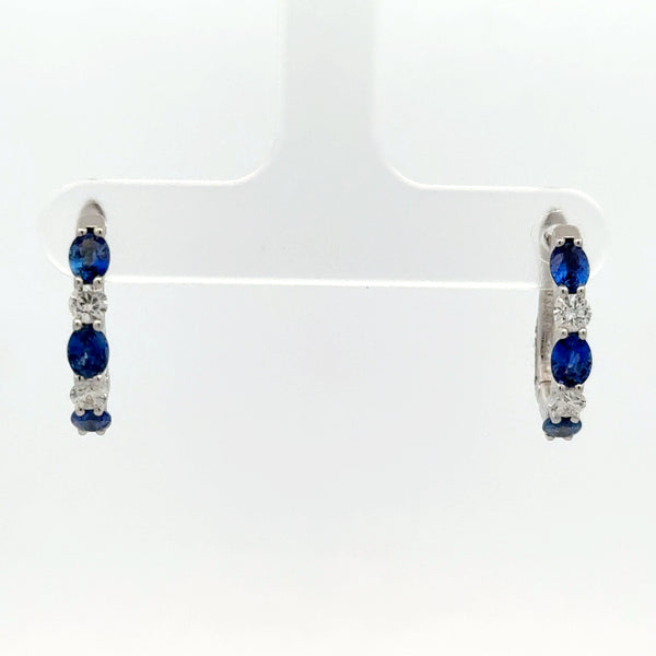 Diamond Saphire Earrings