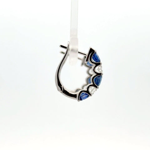 Diamond Saphire Earrings