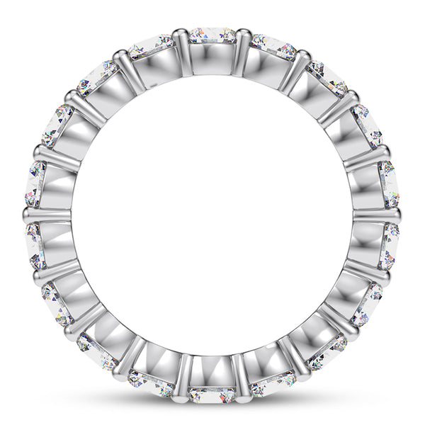 Common Prong Diamond Wedding Band